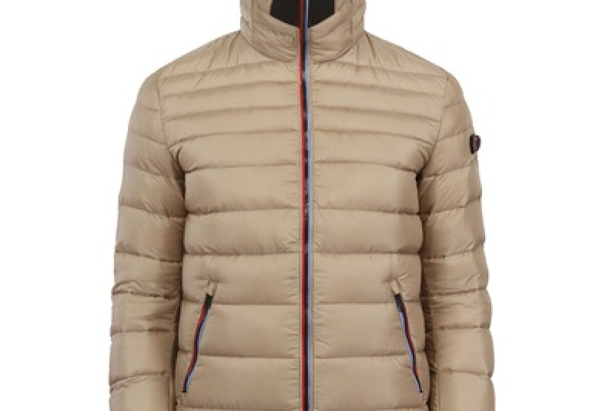 AI Riders On The Storm hooded down jacket keeps your face warm